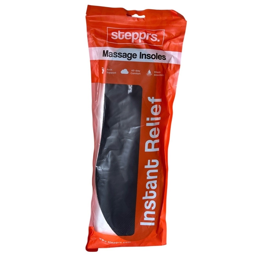 Stepprs Insoles Memory Foam Soles Massage Shoe Inserts Womens 11 Mens 10 NWT